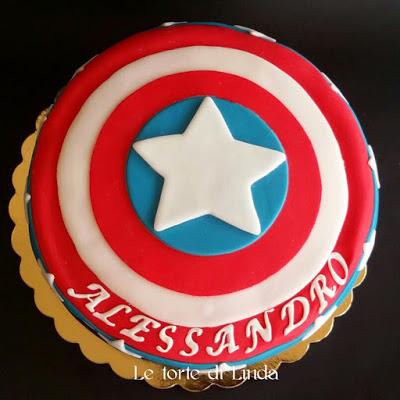 Torta Capitan America