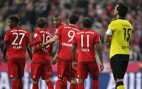 Bayern Monaco-Borussia Dortmund 5-1: gialloneri annichiliti, bavaresi a più 7