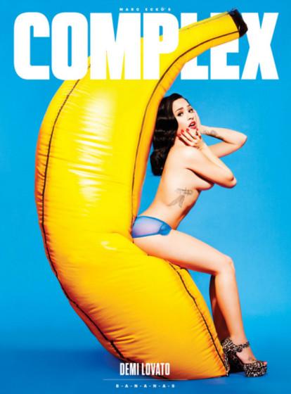 demi-lovato-complex-cover-banana-2015-side-boob-sexy-topless-414x560
