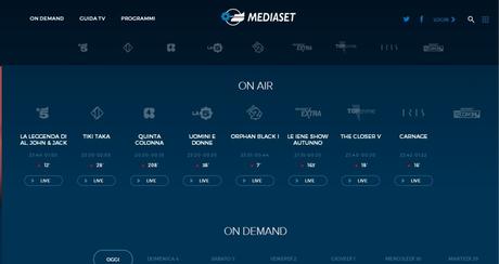 Mediaset attiva la diretta streaming dei canali free sul sito e via app Mediaset attiva la diretta streaming dei canali free sul sito e via app