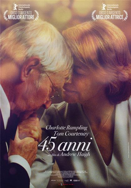 45 anni: foto e poster italiano del film di Andrew Haigh con Charlotte Rampling e Tom Courtenay
