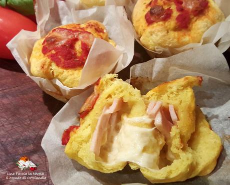 Muffin Pizza farciti con tacchino e scamorza 20151003_193437