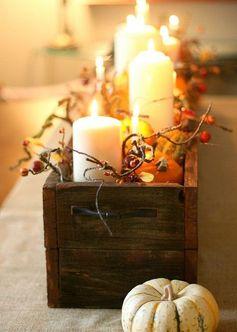 Fall centerpiece.