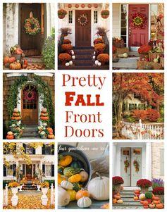 Gorgeous front door fall decorating ideas