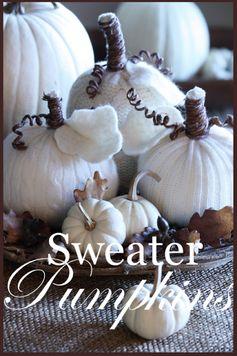 StoneGable: SWEATER PUMPKINS