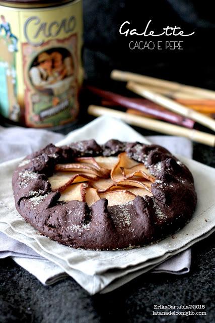 Galette al cacao e pere