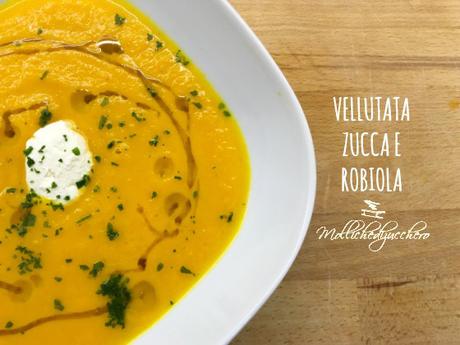 Vellutata zucca e robiola vellutata zucca e robiola