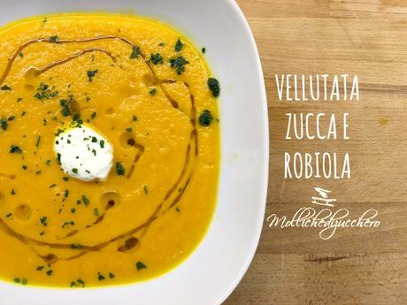 Vellutata zucca e robiola vellutata zucca e robiola