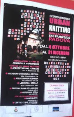 urban knitting a Padova....