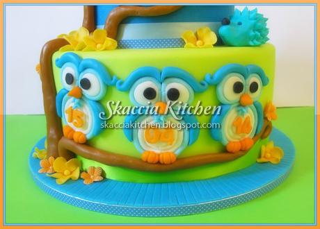 Sweet Owls Cake