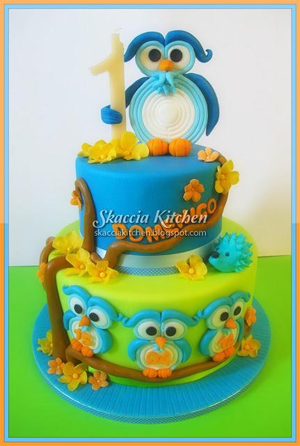 Sweet Owls Cake