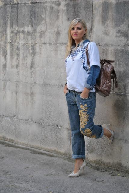 outfit jeans e tacchi abbinamenti jeans e tacchi come abbinare jeans e tacchi jeans and heels how to wear jeans and heels how to combine jeans and heels mariafelicia magno fashion blogger color block by felym blogger italiane di moda blog di moda italiani 