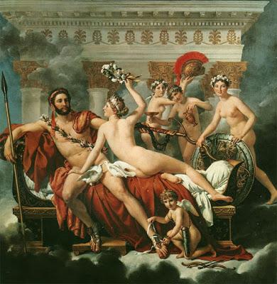 Gli amori di Venere e Marte da Omero a David