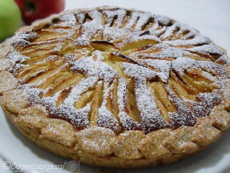 Torta di Mele con farina di Riso e Kamut