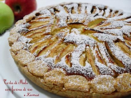 Torta di Mele con farina di Riso e Kamut