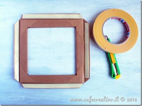 come fare cornice cartone e carta - tutorial by cafecreativo (5)