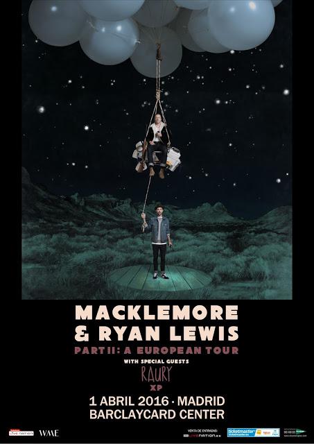 MACKLEMORE & RYAN LEWIS in concerto a Madrid ad Aprile