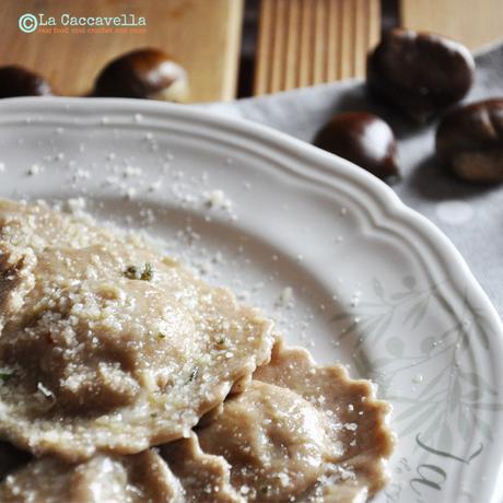 Tortelli di castagne e ricotta lacaccavella, tortelli, castagne, ricotta, homemade, pasta, chestnuts, fresh cheese
