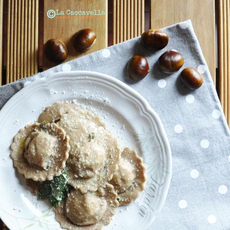 Tortelli di castagne e ricotta lacaccavella, tortelli, castagne, ricotta, homemade, pasta, chestnuts, fresh cheese