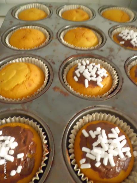 Cupcakes alla Zucca Gialla e Vaniglia (senza burro e uova)