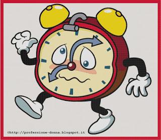 Schema a punto croce: Tappeto con orologio Schema a punto croce: Tappeto con orologio