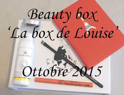 Beauty box 'La box de Louise' - ottobre 2015 [beauty] [fashion]