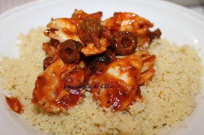 Piatti unici: Cous cous con pollo alla mediterranea