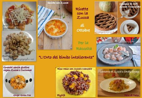 Vincitore di Ottobre per la Raccolta “L’Orto del bimbo intollerante” immagini raccolta zucca 3a