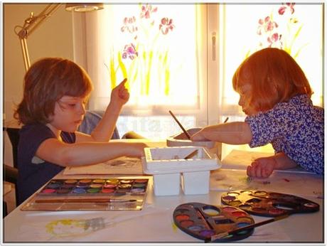 PAINTING WITH CHILDREN / DIPINGERE CON I BAMBINI