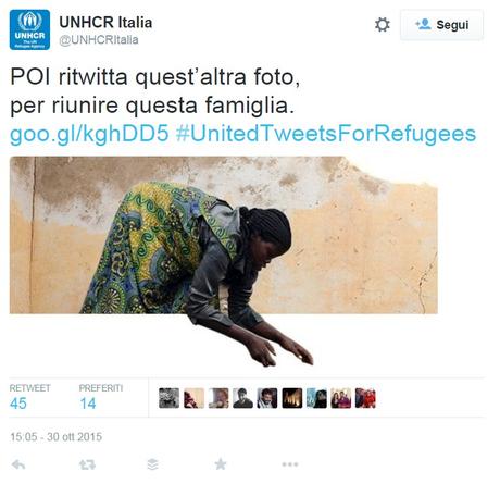 UNHCR: United Tweets For Refugees