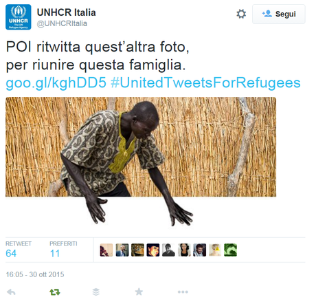 UNHCR: United Tweets For Refugees