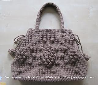 Taupe Bag crochet
