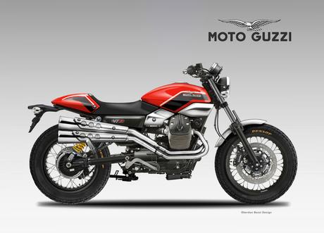Design Corner - Moto Guzzi V7X by Oberdan Bezzi