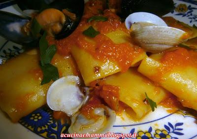 Paccheri di Gragnano con zucca e cozze