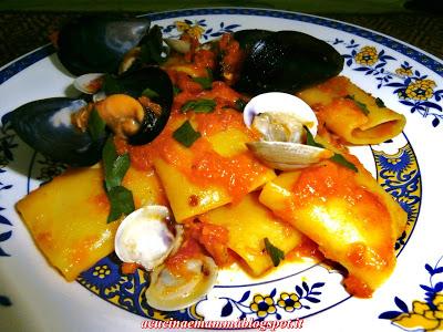 Paccheri di Gragnano con zucca e cozze