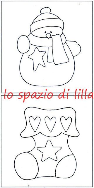 Ago & Filo: schemi per decorazioni natalizie / Needlecraft: Christmas sewing templates