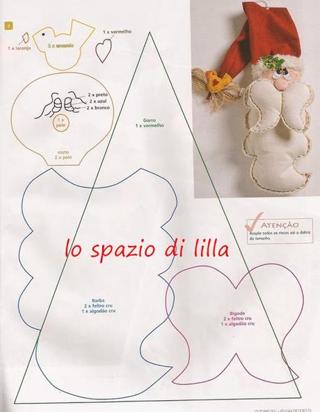 Ago & Filo: schemi per decorazioni natalizie / Needlecraft: Christmas sewing templates