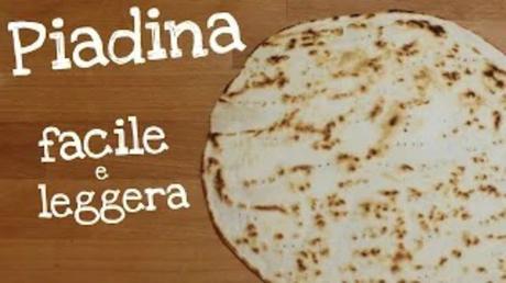 Video ricetta piadina fai da te