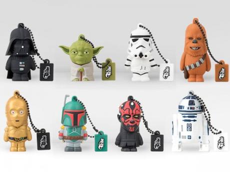 Chiavette USB con i personaggi di star wars