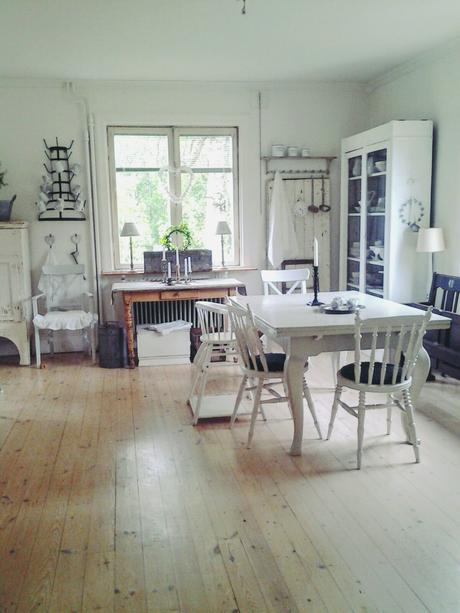 Shabby e vintage style per una bella casa svedese Shabby e vintage style per una bella casa svedese
