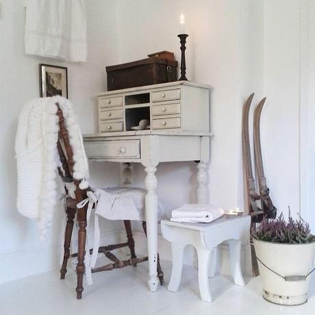 Shabby e vintage style per una bella casa svedese