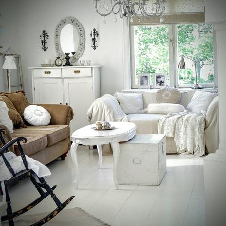 Shabby e vintage style per una bella casa svedese Shabby e vintage style per una bella casa svedese