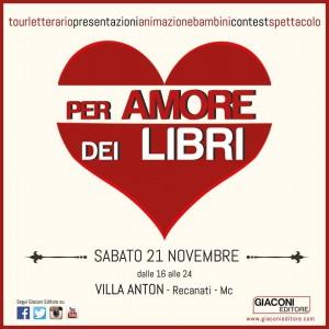 logoperamore Per amore dei libri: una grande festa per tutta la famiglia con Giaconi Editore
