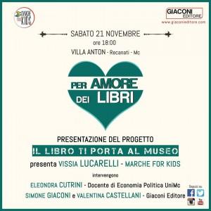 IL-LIBRO-TI-PORTA-AL-MUSEO Per amore dei libri: una grande festa per tutta la famiglia con Giaconi Editore
