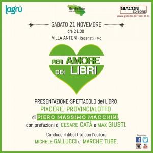 PIACERE-PROVINCIALOTTO Per amore dei libri: una grande festa per tutta la famiglia con Giaconi Editore