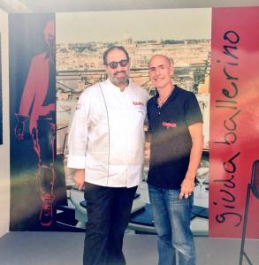 Dal 17 novembre Showcooking stellati a Castel Romano Designer Outlet. andrea fusco e gianmarco tognazzi