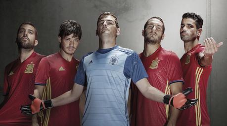 Maglia della Spagna per Euro 2016 di adidas