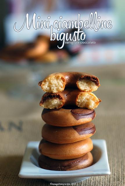 Mini ciambelline bigusto | Two flavors mini donuts