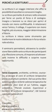 2015-11-11_122651 PAROLE EVOLUTE, laboratorio di scrittura terapeutica condotto da SONIA SCARPANTE, 21/22 novembre, 12/13 dicembre 2015