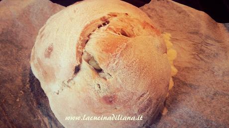 Pane di Farro con Olive (a lievitazione Naturale)